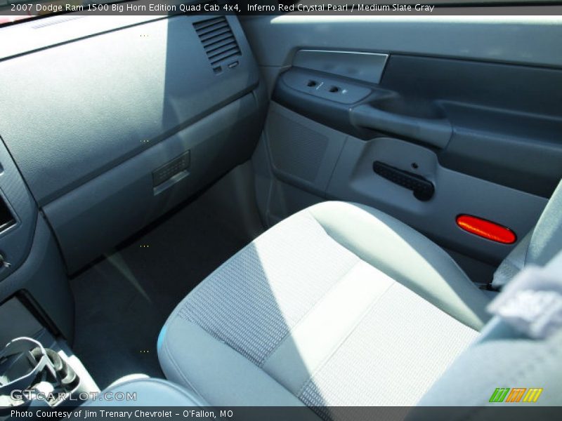 Inferno Red Crystal Pearl / Medium Slate Gray 2007 Dodge Ram 1500 Big Horn Edition Quad Cab 4x4