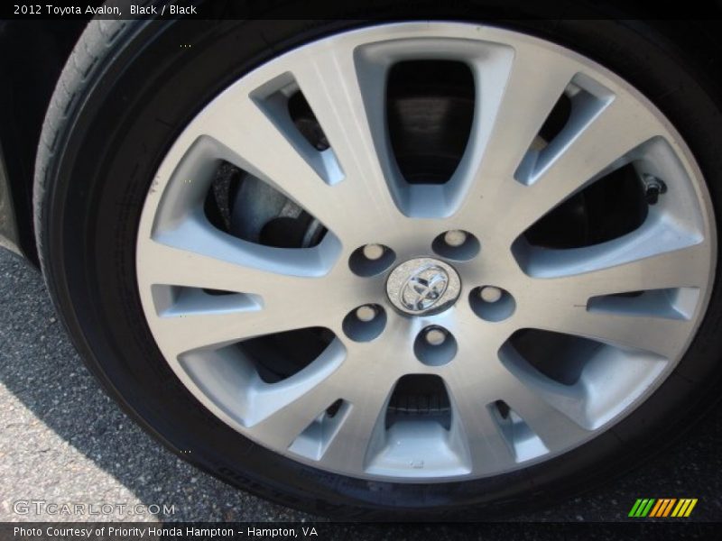 Black / Black 2012 Toyota Avalon