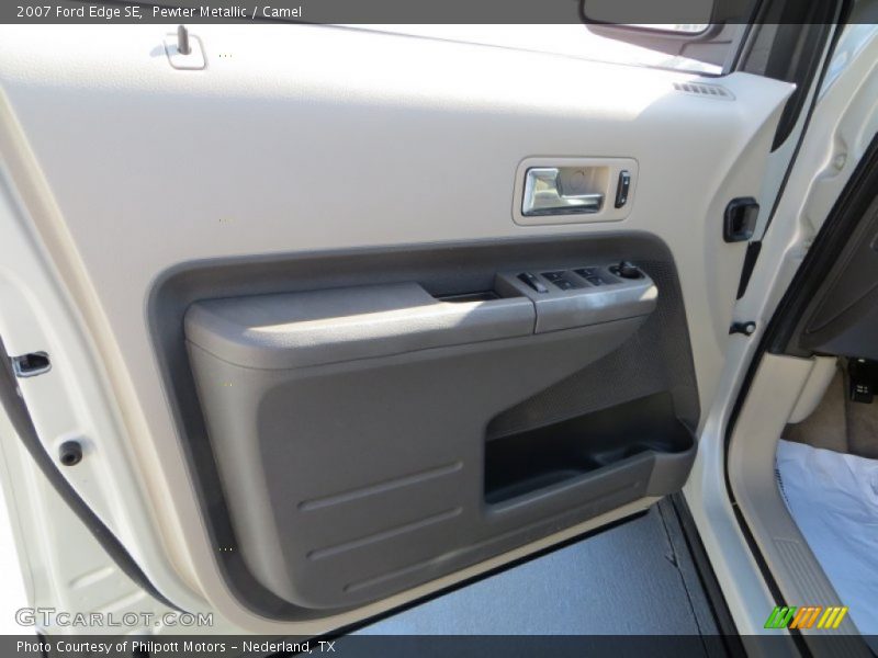 Pewter Metallic / Camel 2007 Ford Edge SE