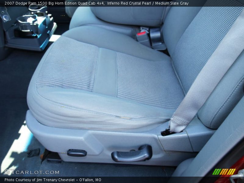 Inferno Red Crystal Pearl / Medium Slate Gray 2007 Dodge Ram 1500 Big Horn Edition Quad Cab 4x4