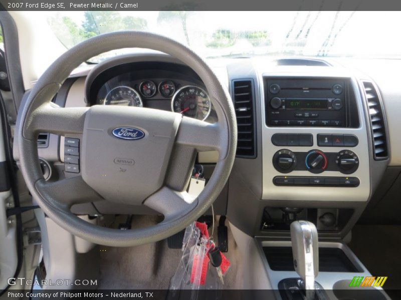 Pewter Metallic / Camel 2007 Ford Edge SE