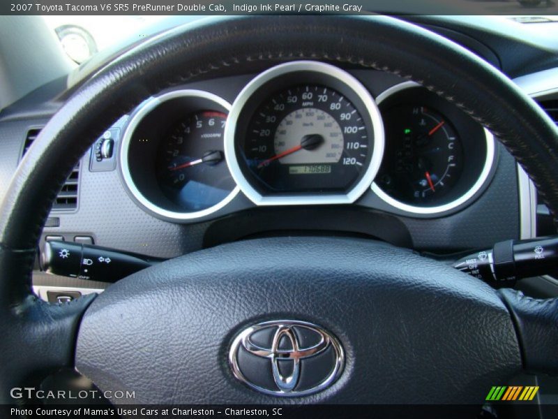 Indigo Ink Pearl / Graphite Gray 2007 Toyota Tacoma V6 SR5 PreRunner Double Cab