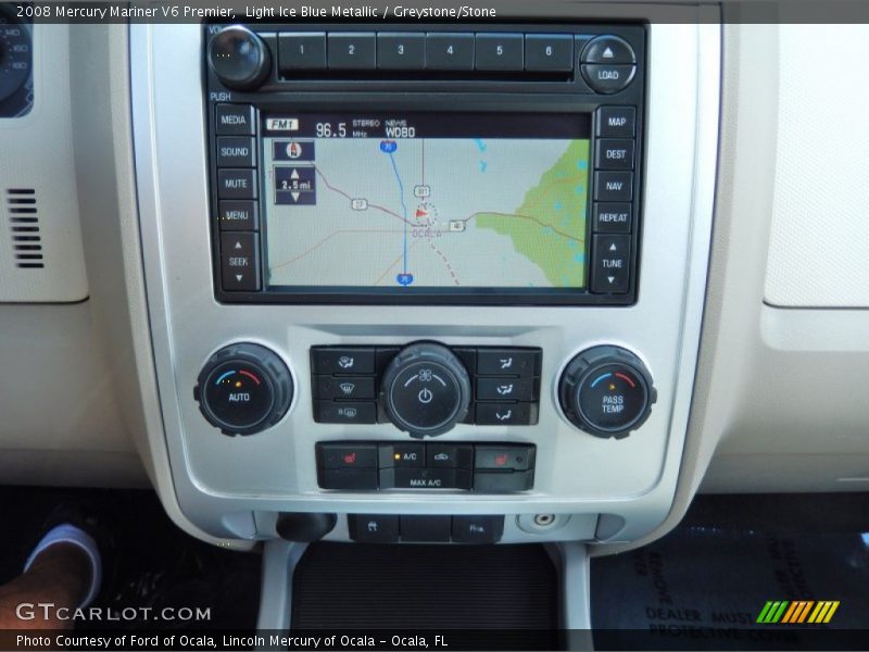 Navigation of 2008 Mariner V6 Premier