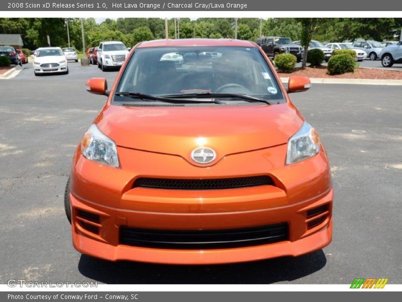 Hot Lava Orange / Charcoal Gray/Lava Orange 2008 Scion xD Release Series 1.0
