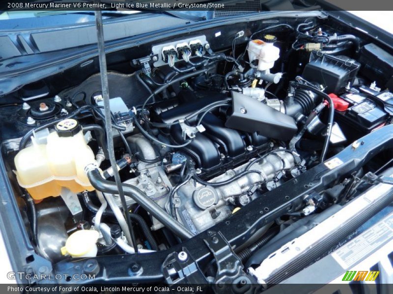  2008 Mariner V6 Premier Engine - 3.0 Liter DOHC 24 Valve V6