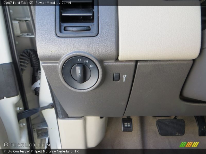 Pewter Metallic / Camel 2007 Ford Edge SE