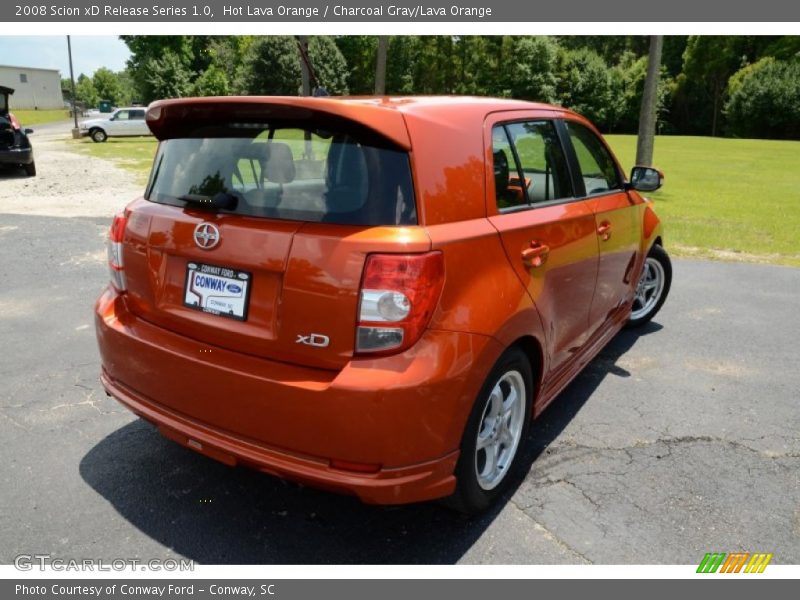 Hot Lava Orange / Charcoal Gray/Lava Orange 2008 Scion xD Release Series 1.0