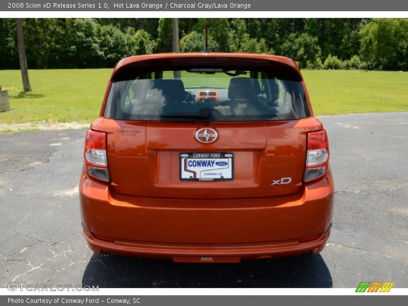 Hot Lava Orange / Charcoal Gray/Lava Orange 2008 Scion xD Release Series 1.0