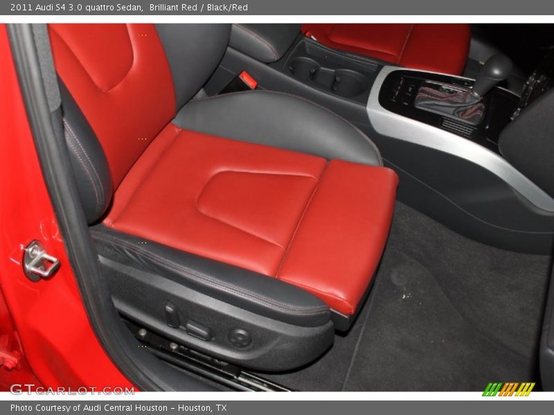 Brilliant Red / Black/Red 2011 Audi S4 3.0 quattro Sedan