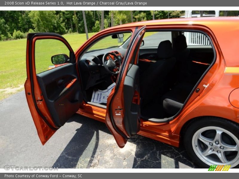 Hot Lava Orange / Charcoal Gray/Lava Orange 2008 Scion xD Release Series 1.0