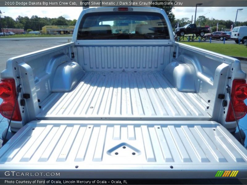 Bright Silver Metallic / Dark Slate Gray/Medium Slate Gray 2010 Dodge Dakota Big Horn Crew Cab