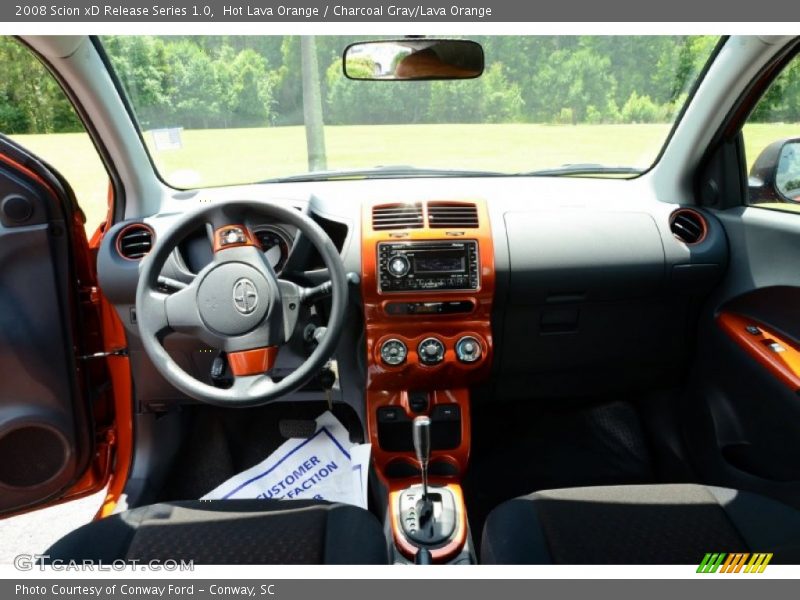 Hot Lava Orange / Charcoal Gray/Lava Orange 2008 Scion xD Release Series 1.0