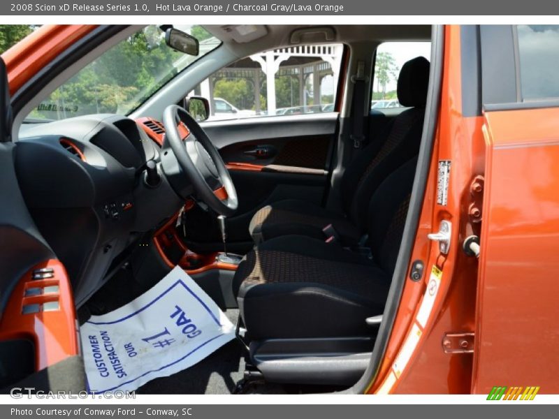 Hot Lava Orange / Charcoal Gray/Lava Orange 2008 Scion xD Release Series 1.0