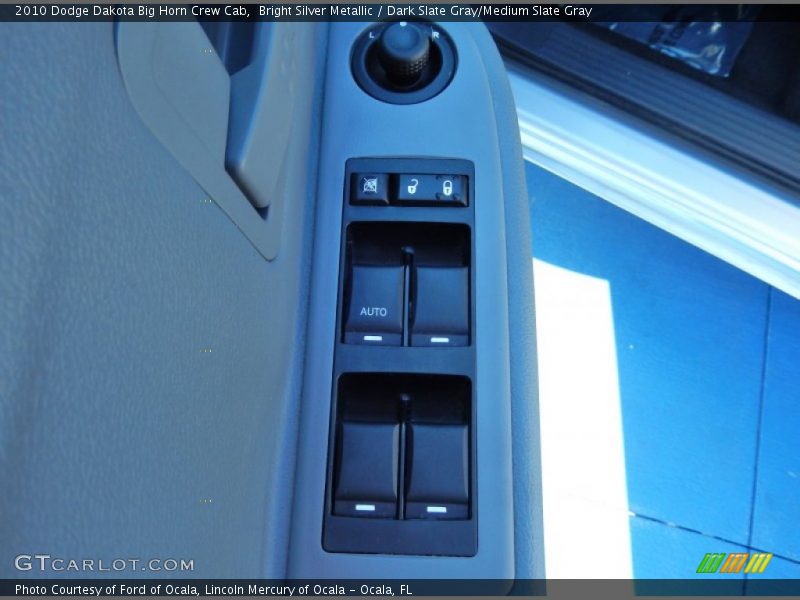 Bright Silver Metallic / Dark Slate Gray/Medium Slate Gray 2010 Dodge Dakota Big Horn Crew Cab
