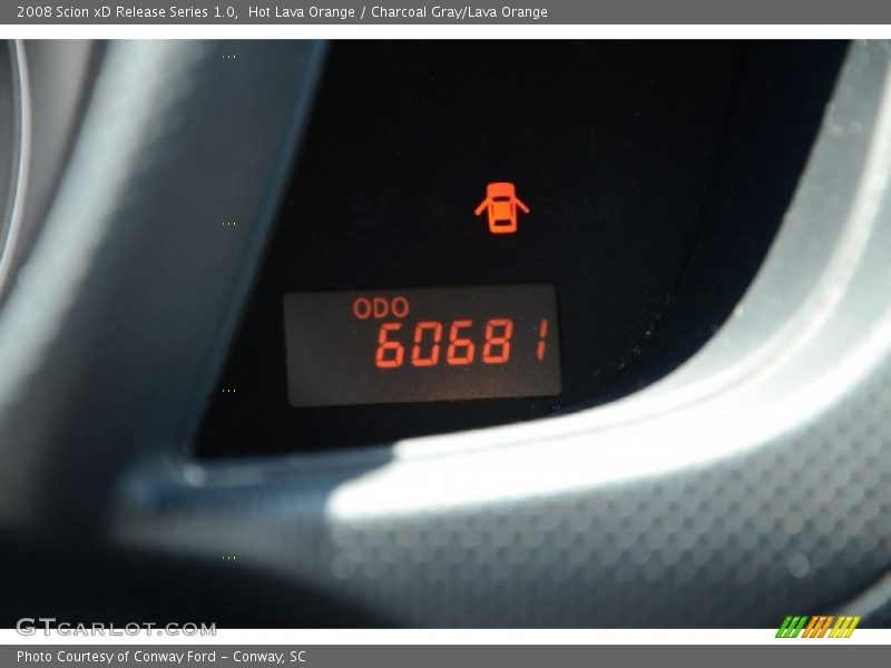 Hot Lava Orange / Charcoal Gray/Lava Orange 2008 Scion xD Release Series 1.0