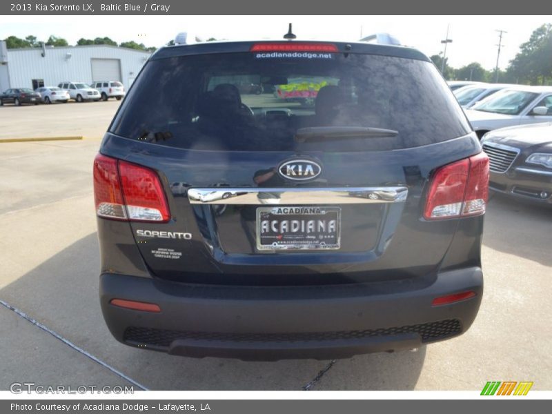 Baltic Blue / Gray 2013 Kia Sorento LX