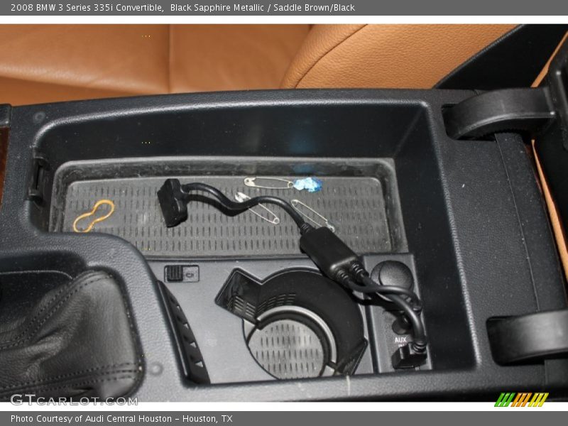 Black Sapphire Metallic / Saddle Brown/Black 2008 BMW 3 Series 335i Convertible