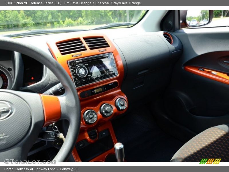 Hot Lava Orange / Charcoal Gray/Lava Orange 2008 Scion xD Release Series 1.0