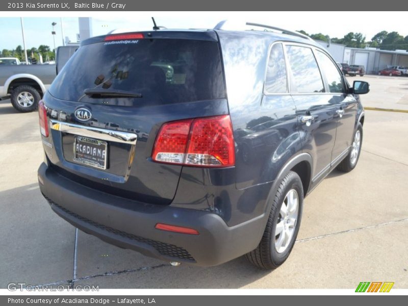 Baltic Blue / Gray 2013 Kia Sorento LX