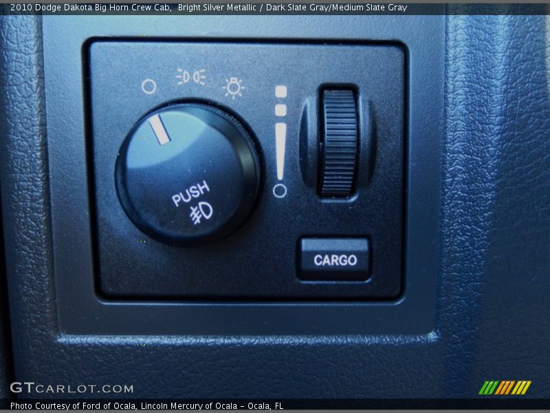 Bright Silver Metallic / Dark Slate Gray/Medium Slate Gray 2010 Dodge Dakota Big Horn Crew Cab