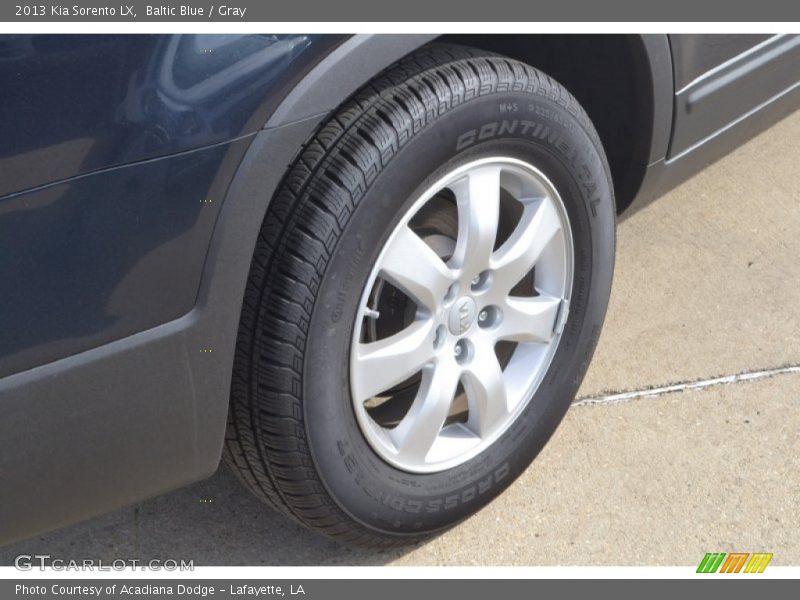 Baltic Blue / Gray 2013 Kia Sorento LX