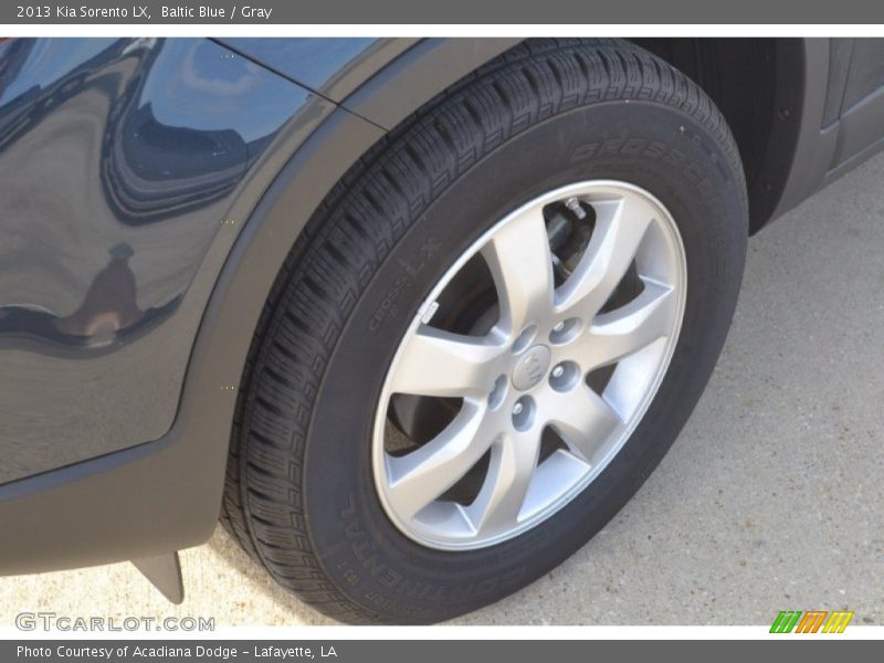 Baltic Blue / Gray 2013 Kia Sorento LX