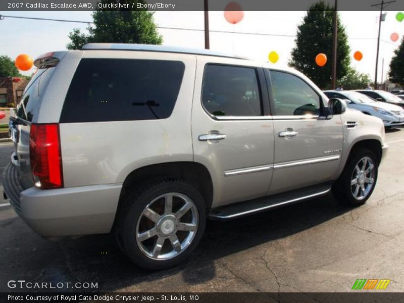 Quicksilver / Ebony/Ebony 2007 Cadillac Escalade AWD