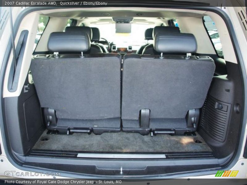 Quicksilver / Ebony/Ebony 2007 Cadillac Escalade AWD