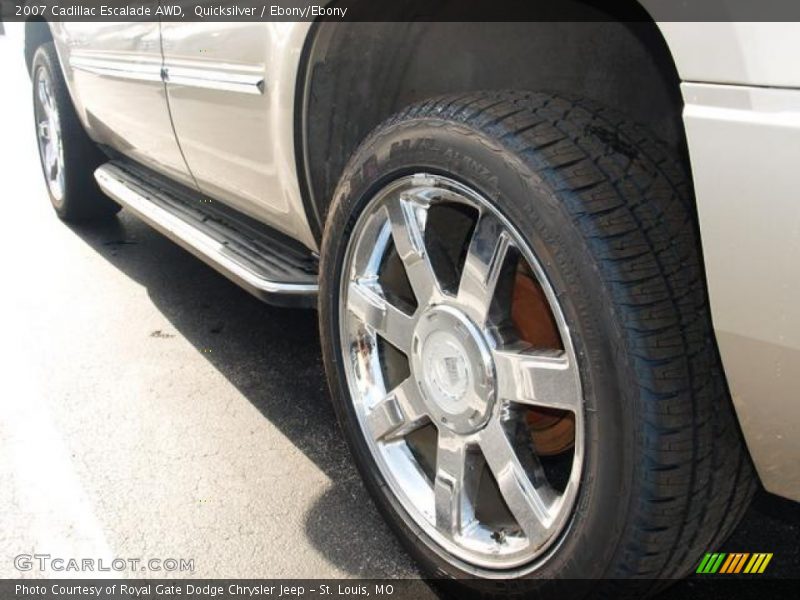Quicksilver / Ebony/Ebony 2007 Cadillac Escalade AWD