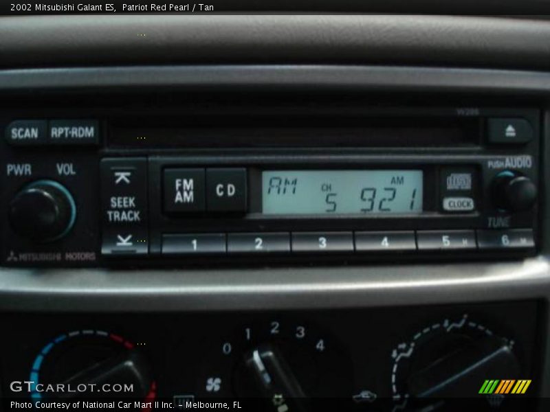 Patriot Red Pearl / Tan 2002 Mitsubishi Galant ES