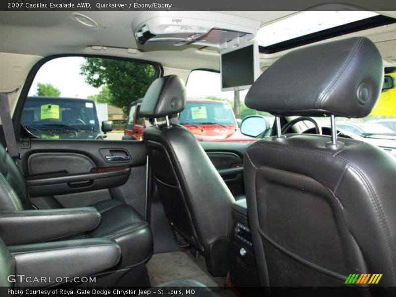 Quicksilver / Ebony/Ebony 2007 Cadillac Escalade AWD