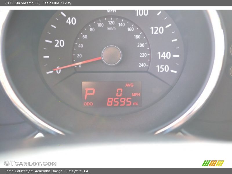 Baltic Blue / Gray 2013 Kia Sorento LX