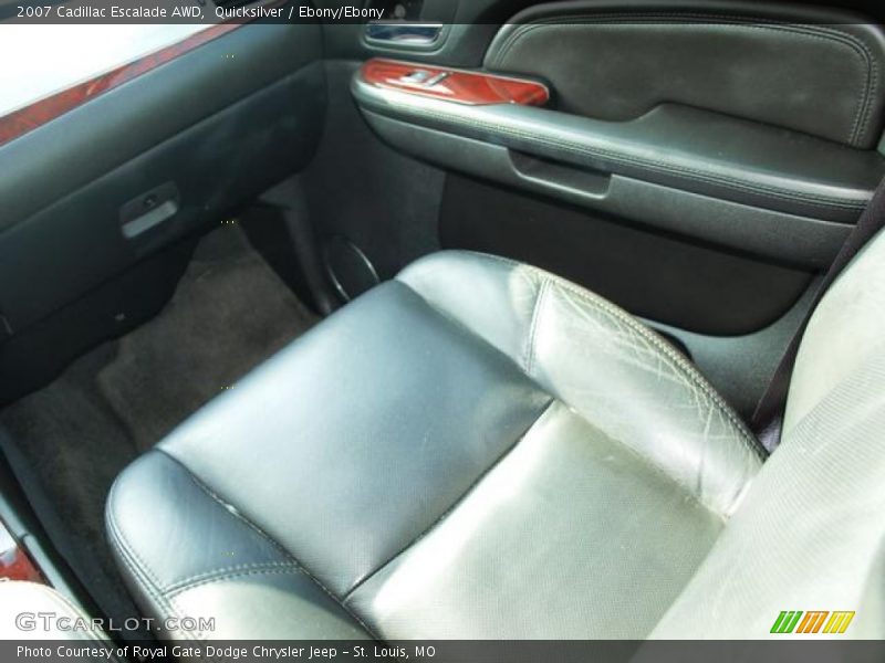 Quicksilver / Ebony/Ebony 2007 Cadillac Escalade AWD