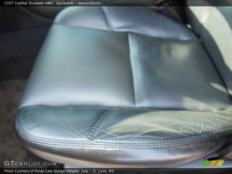 Quicksilver / Ebony/Ebony 2007 Cadillac Escalade AWD