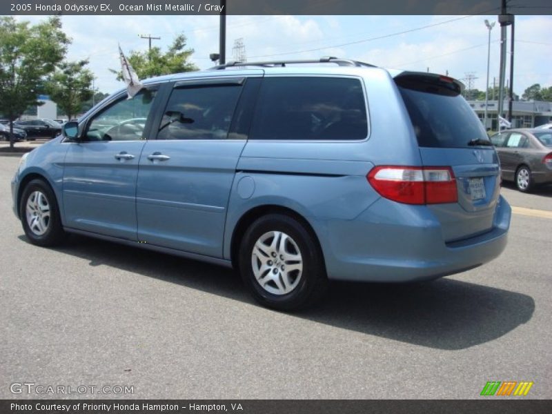Ocean Mist Metallic / Gray 2005 Honda Odyssey EX