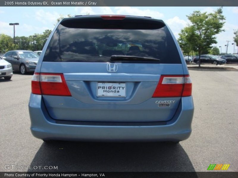 Ocean Mist Metallic / Gray 2005 Honda Odyssey EX