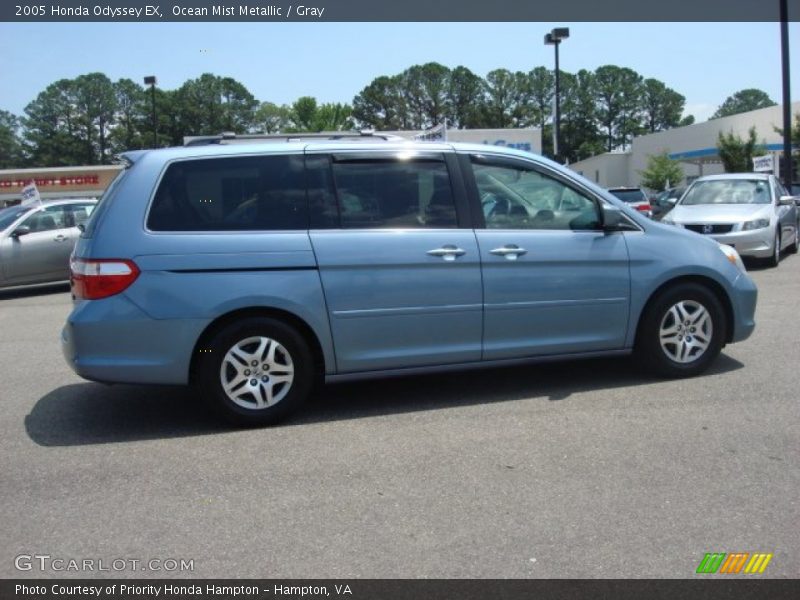 Ocean Mist Metallic / Gray 2005 Honda Odyssey EX