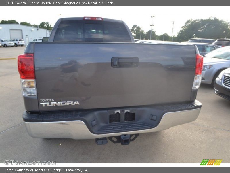 Magnetic Gray Metallic / Black 2011 Toyota Tundra Double Cab