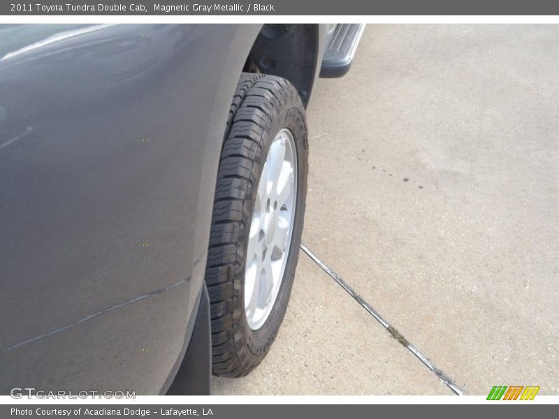 Magnetic Gray Metallic / Black 2011 Toyota Tundra Double Cab