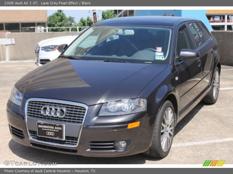 Lava Grey Pearl Effect / Black 2008 Audi A3 2.0T