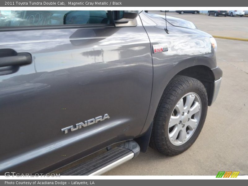 Magnetic Gray Metallic / Black 2011 Toyota Tundra Double Cab