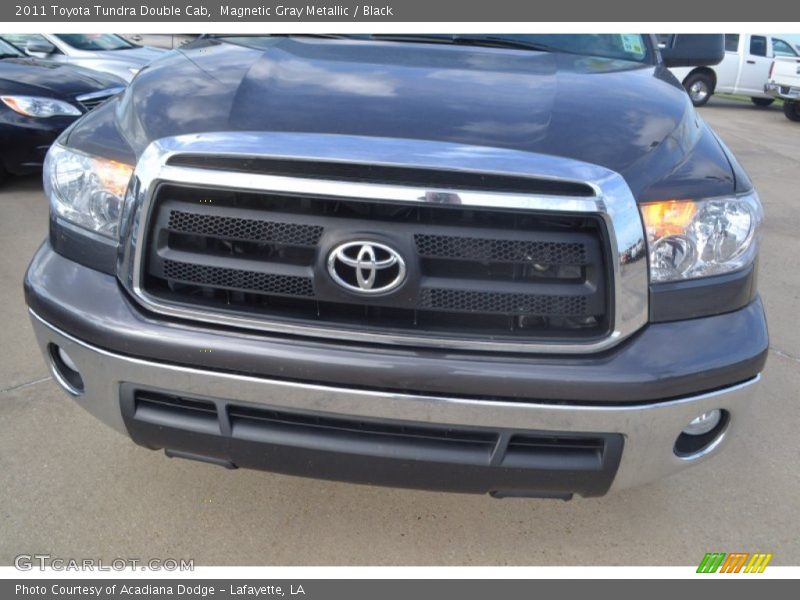 Magnetic Gray Metallic / Black 2011 Toyota Tundra Double Cab