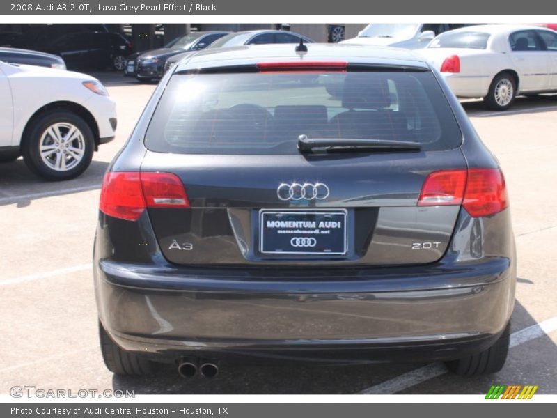 Lava Grey Pearl Effect / Black 2008 Audi A3 2.0T
