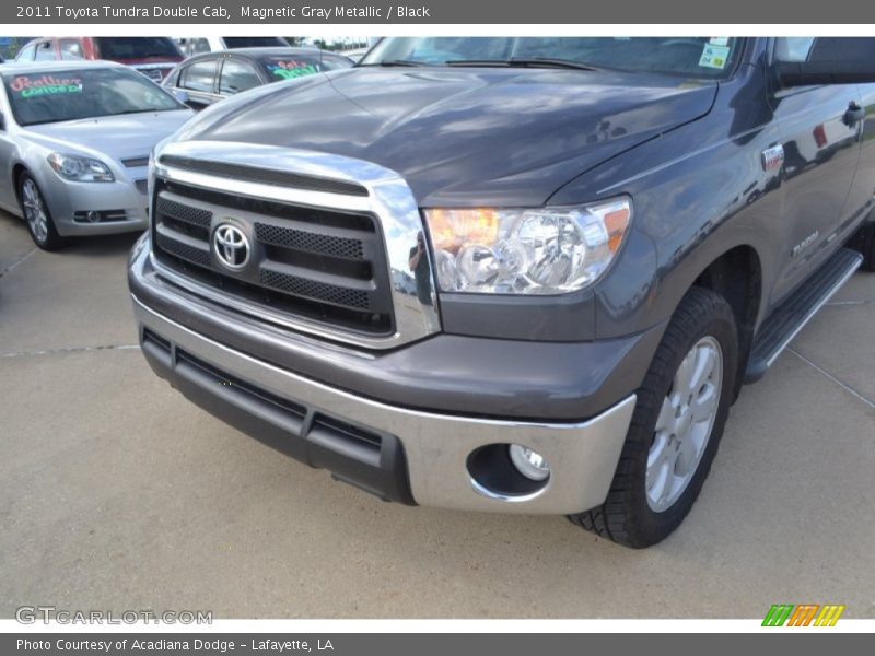 Magnetic Gray Metallic / Black 2011 Toyota Tundra Double Cab