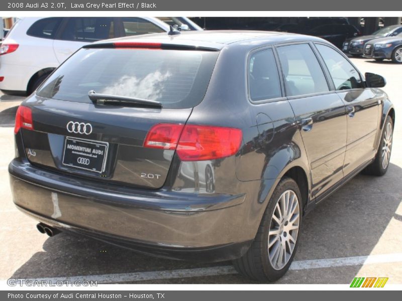 Lava Grey Pearl Effect / Black 2008 Audi A3 2.0T
