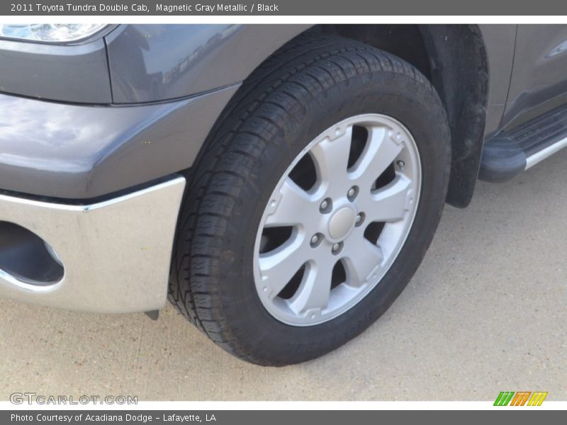 Magnetic Gray Metallic / Black 2011 Toyota Tundra Double Cab