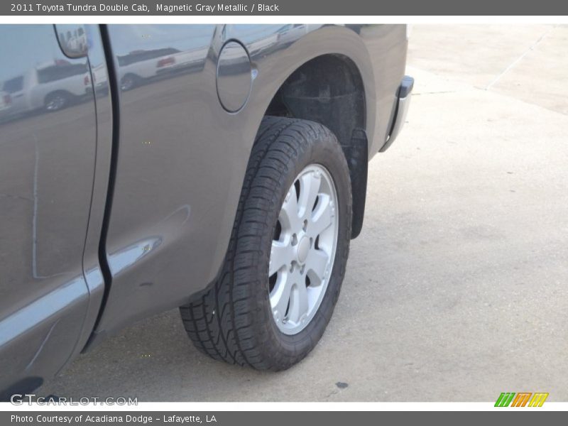 Magnetic Gray Metallic / Black 2011 Toyota Tundra Double Cab