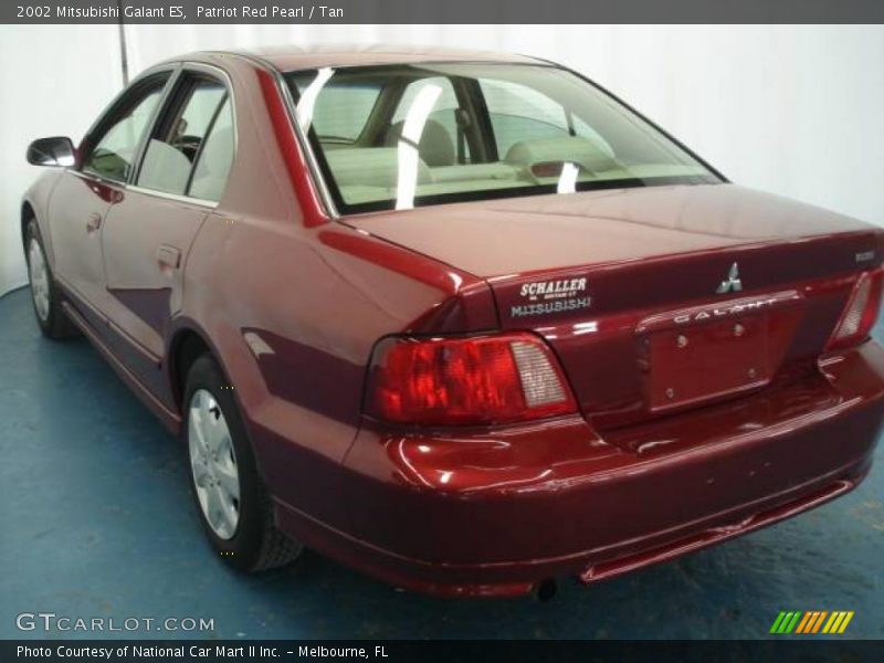 Patriot Red Pearl / Tan 2002 Mitsubishi Galant ES