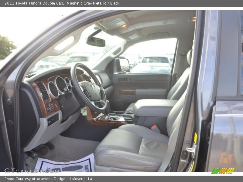 Magnetic Gray Metallic / Black 2011 Toyota Tundra Double Cab