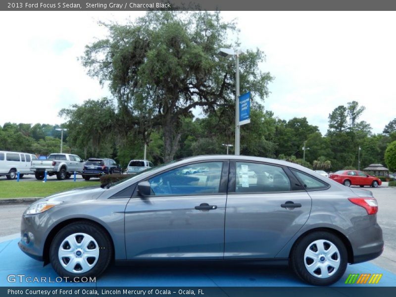 Sterling Gray / Charcoal Black 2013 Ford Focus S Sedan